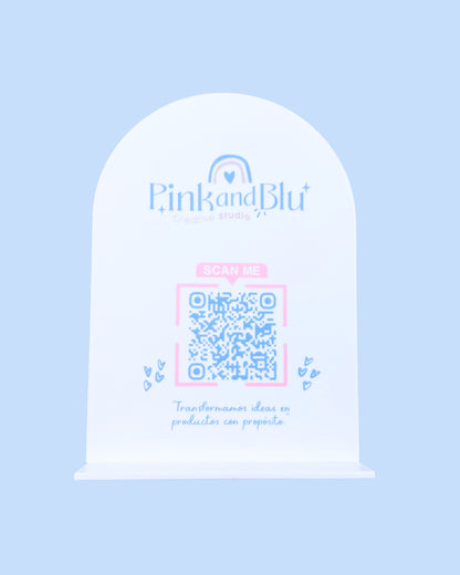 Cartel Personalizado con Código QR