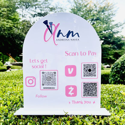 Cartel Personalizado con Código QR