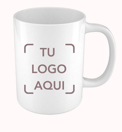 Taza personalizada de cerámica con interior de color